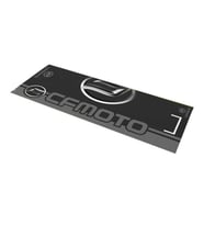 Cf Moto Uyumlu Gri Desenli 80 X 220 Cm Kaydırmaz Motosiklet Halısı
