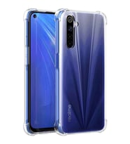 Oppo Realme 5i / Realme C3 Shock Absorbing Darbe Emicili Şeffaf Silikon Kılıf