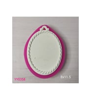 YY0358 Çevresi Halat Gerili Askılı Elips Çerçeve Silikon Kalıp