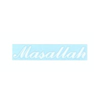 Maşallah Sticker Beyaz Yazı Sticker