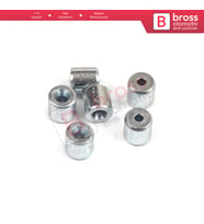 BCR026 Cam Kriko Kablo Halat Uç Yumuşak Pim Tutma Perçini 5x5/1.7 mm mm 100 Adet