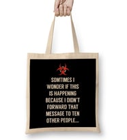 Virus Chain Letter Joke Bez Çanta Uzun Saplı