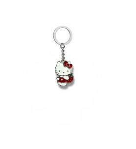 Hello Kitty Çilek Figürlü Kırmızı Anahtarlık – Sevimli ve Renkli Aksesuar