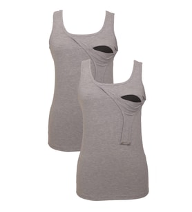 LuvmaBelly MYRA1501_1501 Emzirme atlet seti (Gri)