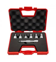 İzeltaş 1113 00 6007 1/2" Star (Torx®) Lokma Anahtar Takımı 7 Parça