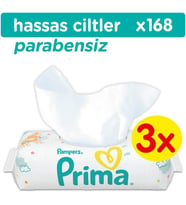 Islak Havlu Hassas Ciltler İçin 3'lü Fırsat Paketi 168 Yaprak