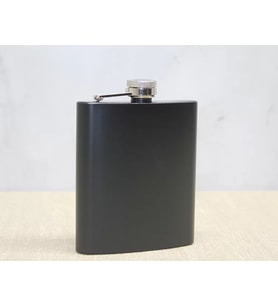 Tekli Siyah 7 Oz Matara (Krem)