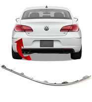 Vw Cc 2012-2017 Sol Arka Tampon Nikelajı 3C8807459B