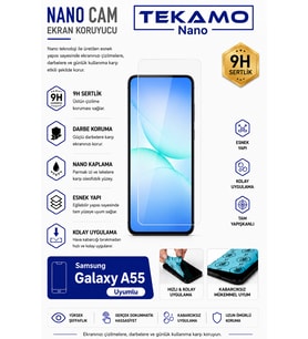 Samsung Galaxy A55 Uyumlu Nano Cam Ekran Koruyucu