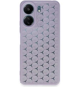 Redmi 13C Kılıf Petek Silikon Kapak - Lila