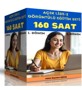 Açık Lise-2 Görüntülü Eğitim Seti (120 Saat Görüntülü Anlatım)