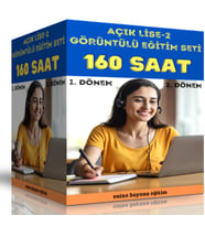 Açık Lise-2 Görüntülü Eğitim Seti (120 Saat Görüntülü Anlatım)