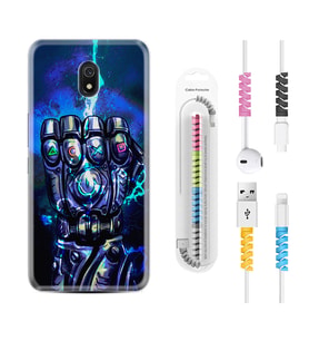 Xiaomi Redmi 8A 8 Pro 9C 9T 10C 11T Pro Kılıf Kablo Koruma Spiral Silikon Thunder Play 1760