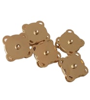 Angel Çanta Aksesuar Örgü Çantaya Dikmeli Mıknatıs Light Gold 5Li Paket