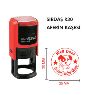 KAŞECİNİZ SIRDAŞ R30 ÖĞRETMEN - AFERİN KAŞESİ + 25 cc SIRDAŞ MÜREKKEP - (MODEL 3)