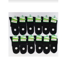 DÜNDAR PLUS 4131 ERKEK BAMBU KISA KONÇ ÇORAP 12 ADET