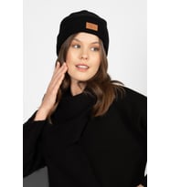 RTD&VLD Unisex Düz Triko Atkı Bere Takım Siyah