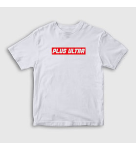 Presmono Unisex Çocuk Beyaz Plus Ultra Anime Boku No Hero Academia T-Shirt 234667tt (Beyaz)