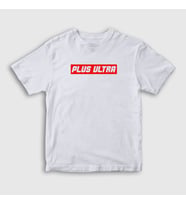 Presmono Unisex Çocuk Beyaz Plus Ultra Anime Boku No Hero Academia T-Shirt 234667tt (Beyaz)