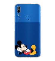 Huawei P Smart z  Kamera korumalı Kapak Mickey Mouse Tasarımlı  Şeffaf Kılıf