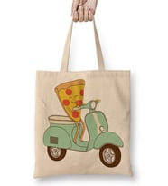 Pizza Teslimi Bez Çanta Uzun Saplı