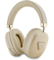 Guess Bluetooth 5.3 Kulak Üstü Kulaklık, Metalik Üçgen Logolu (Altın)