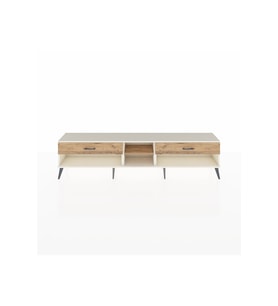 Arges TV Ünitesi Tek Raflı 2 Çekmeceli  220x30x51 Aytaşı-Çam
