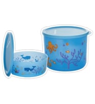Tupperware Silindir Kabı 950 ML VE 2.1 LT  Denizde Yaşam