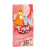 Enjoy Somonlu Kısırlaştırılmış Kedi Maması 10 Kg (Kahverengi)