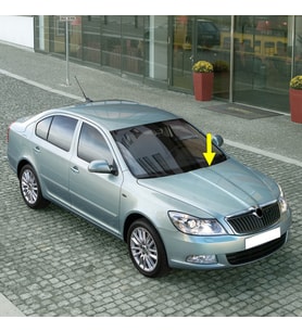 Skoda Octavia 2 A6 2009-2012 Ön Cam Sol Silecek Kolu 1Z1955409A