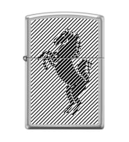 Zippo Black Horse With Background Çakmak - 205-106287