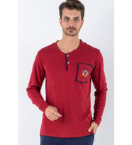 Miorre Erkek Pijama Üstü (Bordo)