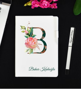 Doğumgünü Hediyesi , Arkadaşa Hediye, Sevgiliye Hediye Kişiye Özel Defter Hediye Seti