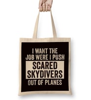 Skydiver Parachutist Skydiving Parachuting Paragliding Fly Bez Çanta Uzun Saplı