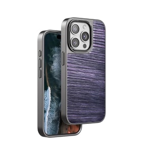 Durukar® iPhone 14 Pro Wave Kapak - Derin Mor