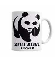 Still Alive Panda    Kupa Bardak Porselen