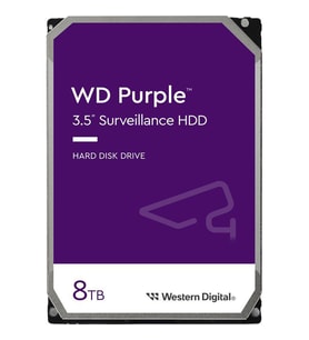 8 TB WD 3.5 PURPLE SATA3 5640RPM 256MB 7/24 GUVENLIK WD85PURZ (3 YIL RESMI DIST GARANTILI)