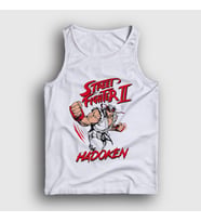 Presmono Unisex Beyaz Ryu Hadoken Street Fighter Atlet 411101tt