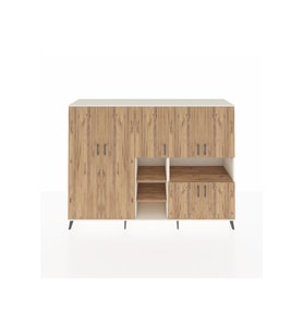 Hyperion Dolap 13 Raflı 7 Kapaklı 220x44x163 Aytaşı-Çam