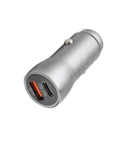 Araç İçi Çakmaklık Şarj Adaptör 20 Watt USB 3.4 TYP-C CR33 (Beyaz)