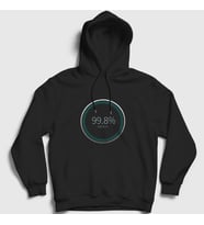 Presmono Unisex Siyah Match Black Mirror Kapüşonlu Sweatshirt 182761tt