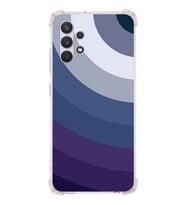 Samsung Galaxy A32  Köşe Korumalı Antişok Kapak Renk Cümbüşü Tasarımlı  Silikon Kılıf (Şeffaf)