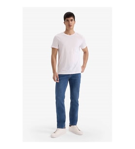 Defacto Sergio Regular Fit Mavi Erkek Jean Pantolon A6948AX/NM28
