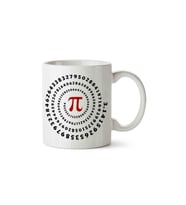 Pi Sayısı 3 Porselen Kupa Bardak