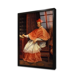 Kardinal Bernardino Spada Çerçeveli Cam Tablo