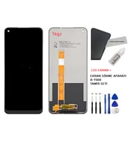 Tkgz - Oppo A54 Uyumlu Lcd Ekran Dokunmatik Servis + B-7000 + TAMİR SETİ