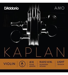 Daddario KA312 Keman Tek Tel Kaplan Amo (RE-D), 4/4