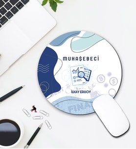 Kişiye Özel Muhasebeci Tasarımlı Mouse Pad 034
