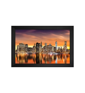 Manzara Temalı Kanvas Tablo 50 x 70 cm Siyah Çerçeve