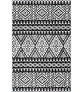 Eliana Home Baskılı, Yıkanabilir Kaymaz Taban Salon Halısı LNA0122-SD843 100x150 cm (Beyaz)